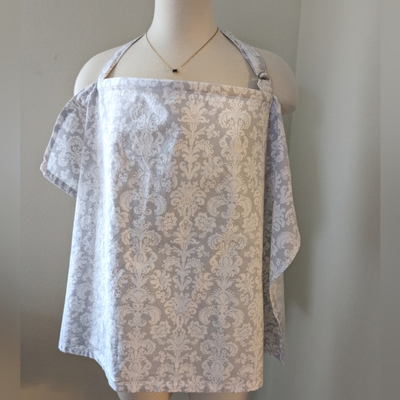 FREE With Purchase Nursing / Breastfeeding Cover - Adjustable strap, gray, white - Picture 1 of 4